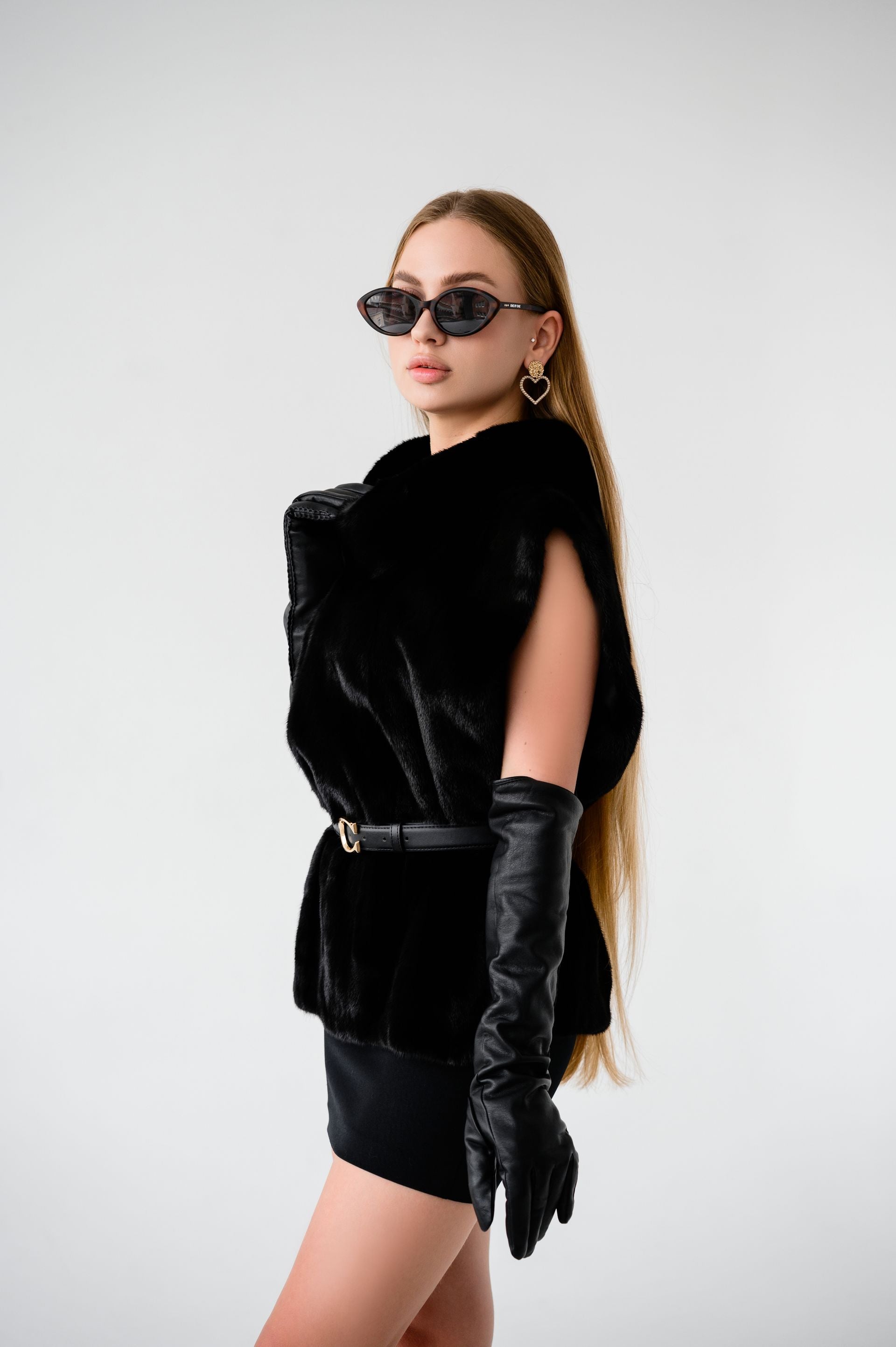 Манішка з канадської норки преміум – універсальна