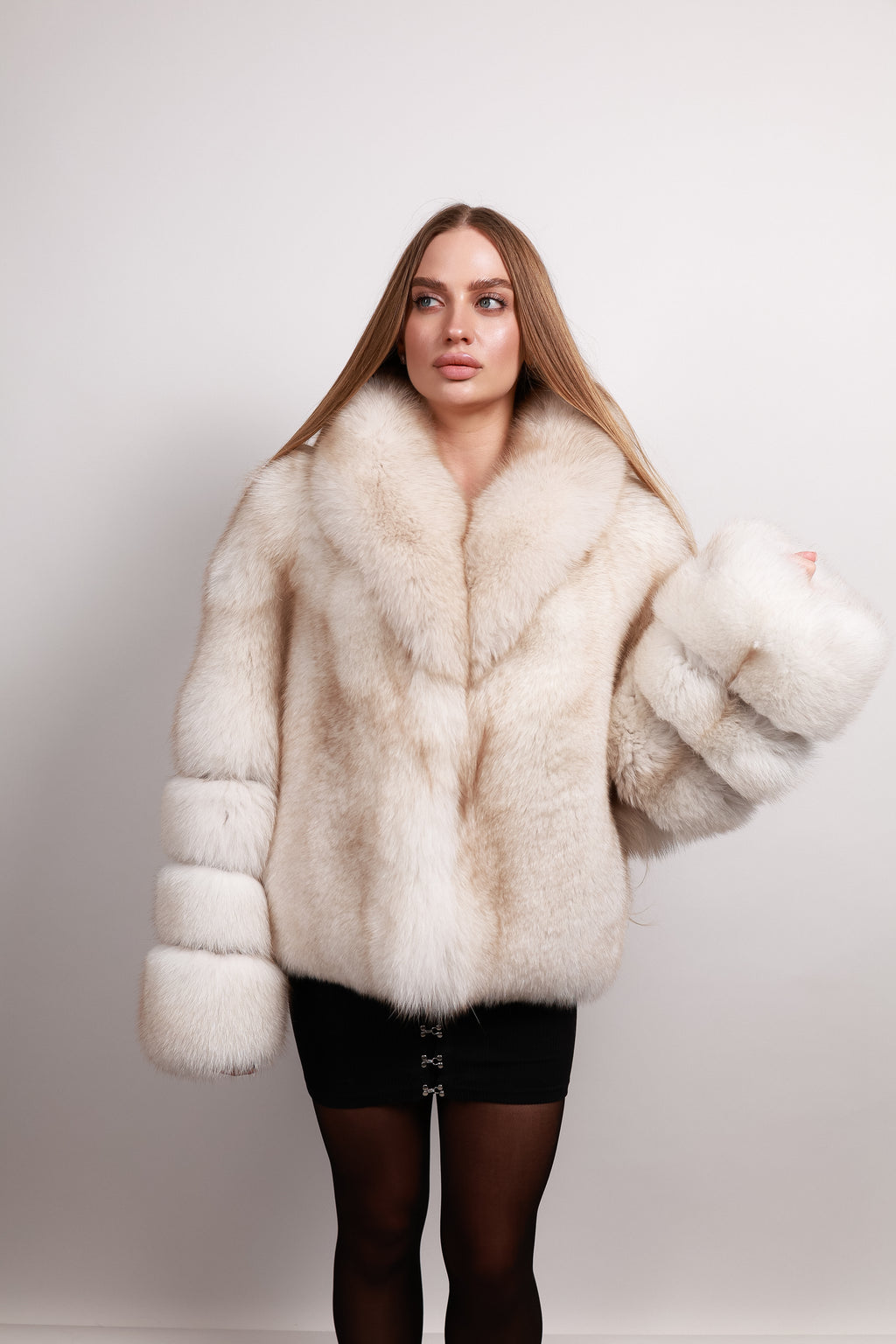 Фінський песець цільний беж, 57см