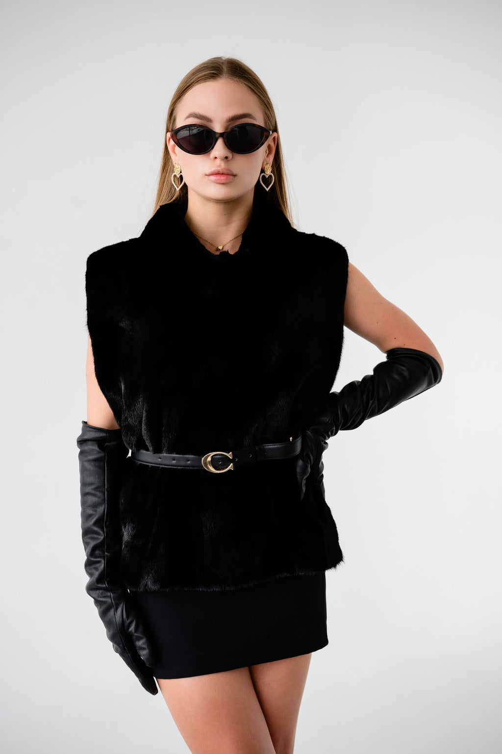 Манішка з канадської норки преміум – універсальна