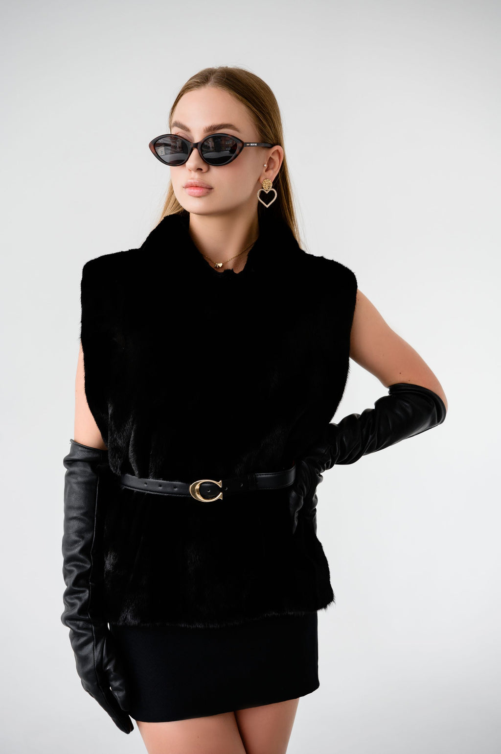 Манішка з канадської норки преміум – універсальна