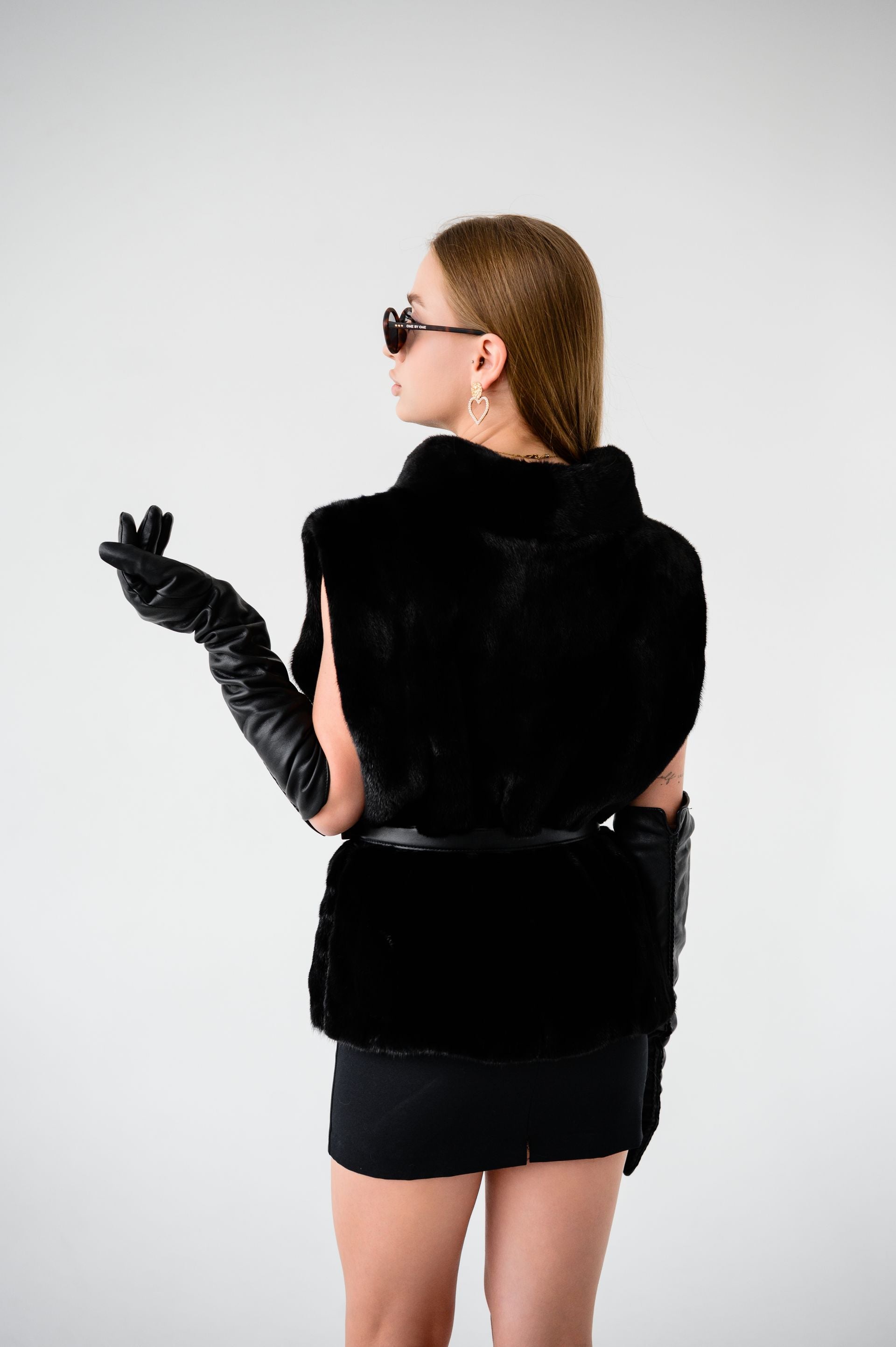 Манішка з канадської норки преміум – універсальна